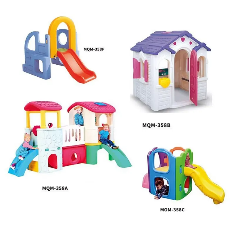 Outdoor Adventure Series - Kids Playhouse Slide Series Multiple Material