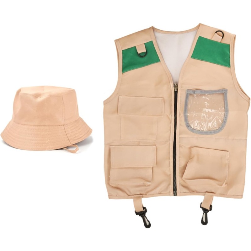 Safari Costume with Cargo Vest - Outdoor Adventure Girl 评论和价格