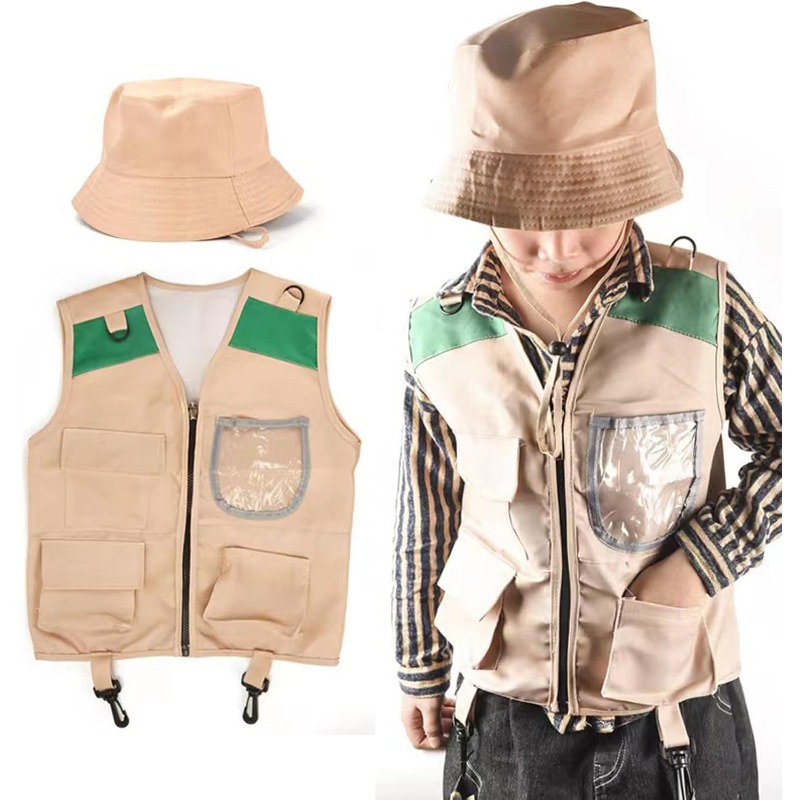 Safari Costume with Cargo Vest - Outdoor Adventure Girl 评论和价格