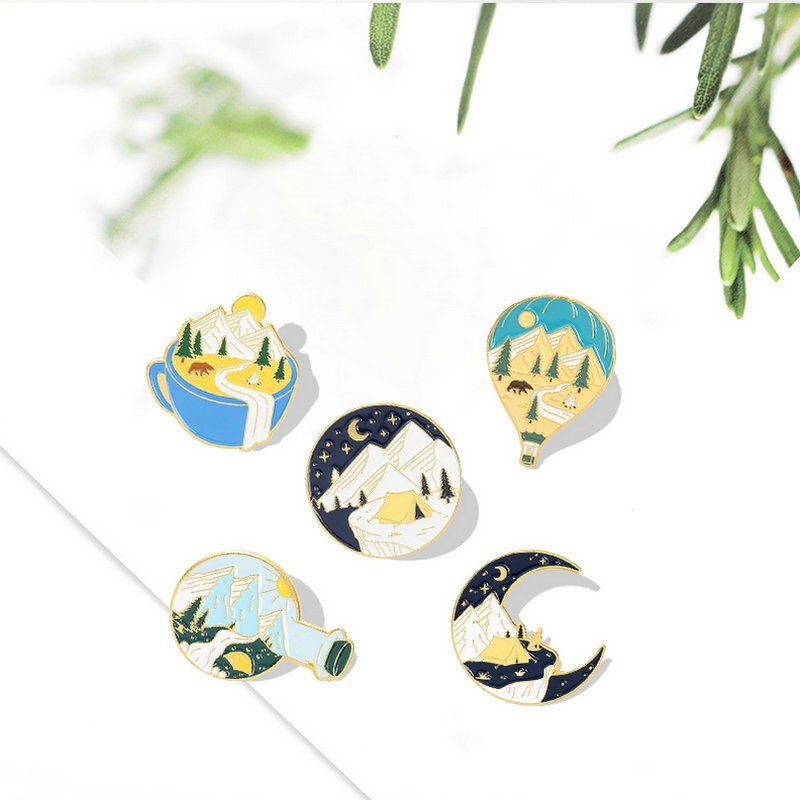 Camping Adventure Enamel Pins  - Outdoor Adventure Kids 评论和价格
