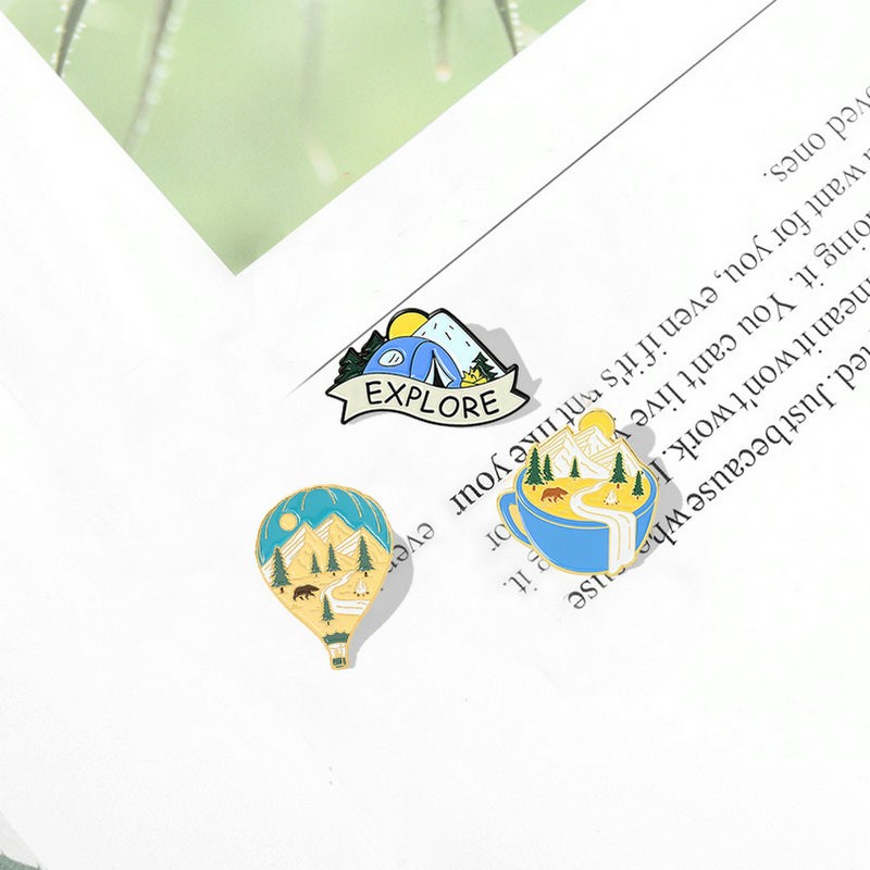 Camping Adventure Enamel Pins  - Outdoor Adventure Kids 评论和价格