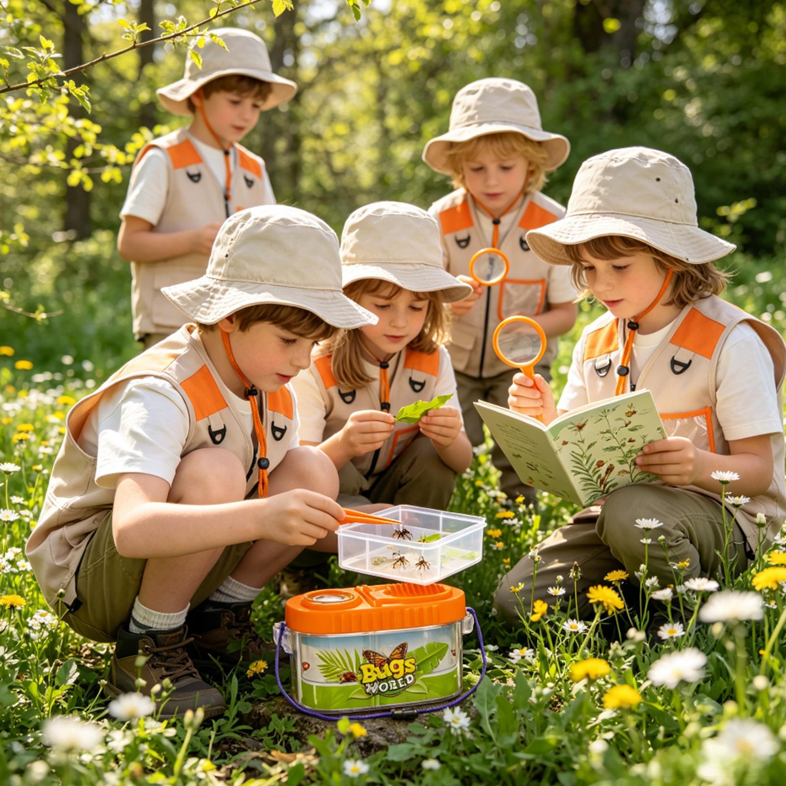 Kids Adventure Kit With Magnif - Outdoor Adventure Girl 评论和价格