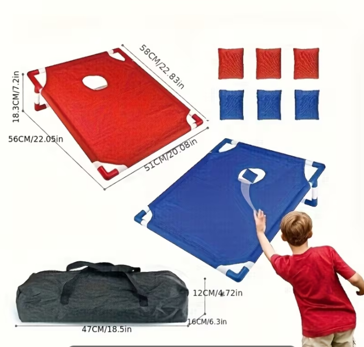 Corn Hole Game Set Includes 2  - Outdoor Adventure Kids 评论和价格
