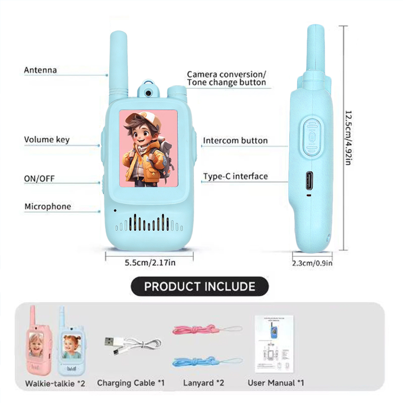 2pcs Kids Video Walkie Talkie  - Outdoor Adventure Kids 评论和价格